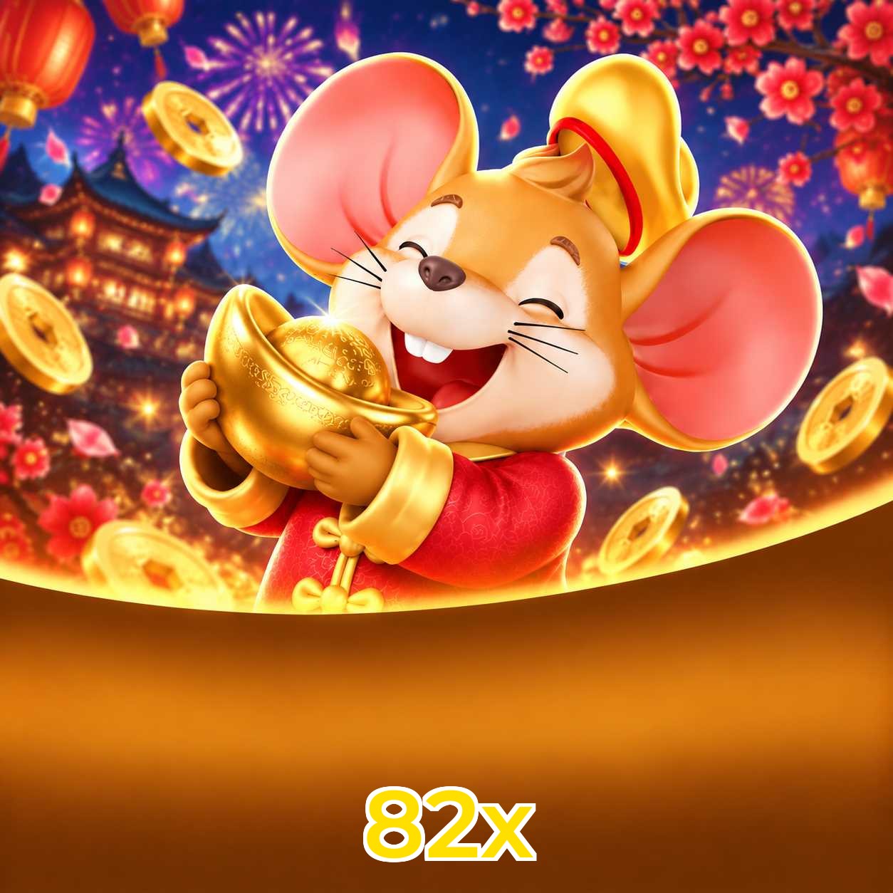 Interface de jogos na 82x incluindo Plushie Frenzy